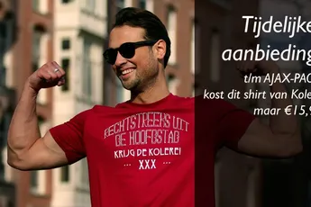 Tijdelijke korting op Kolere!-shirts