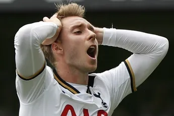 'Tot Eriksen werd er niet over het spel geklaagd'