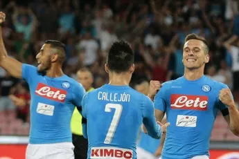 Geweldig debuut Milik bij winnend Napoli