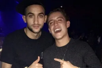 Foto's: Ziyech bij Lil Kleine, Dare to Zlatan