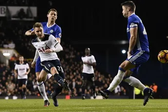 Uitblinker Eriksen houdt Spurs in titelstrijd