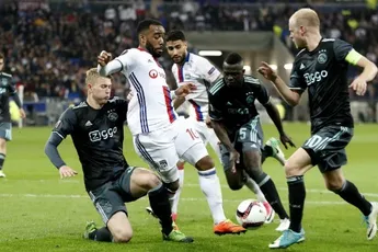 Lyon - Ajax beter bekeken dan Songfestival