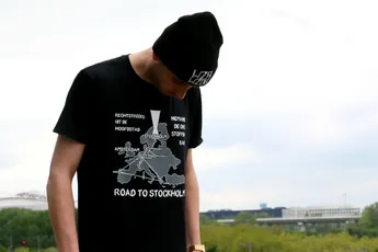 'Road to Stockholm' T-shirt opnieuw ingeslagen
