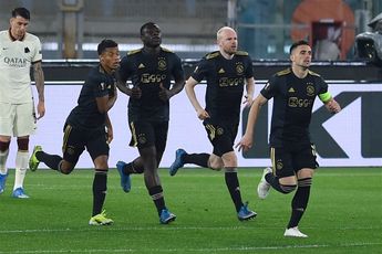 'Ajax profiteerde te weinig van ruimte achter verdediging AS Roma'