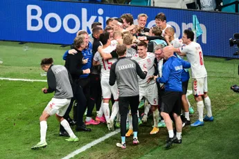 Denemarken verslaat Rusland en gaat naar achtste finales EK