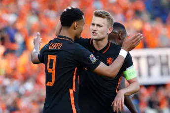 De Ligt blij met late overwinning van Oranje: 'Hele fijne manier om op vakantie te gaan'