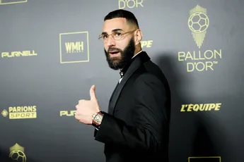 Benzema blijft Mané en De Bruyne voor en wint Ballon d'Or