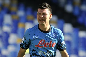 Vermoedelijke opstelling Napoli: Lozano en Simeone in de aanval