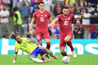 Tadic realistisch na nederlaag Servië: 'Tegen dit Brazilië was het heel moeilijk'