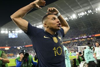 Mbappé schiet Frankrijk met twee goals langs Denemarken