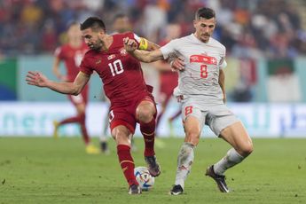 Tadić met Servië uitgeschakeld op WK na doelpuntrijke nederlaag tegen Zwitserland