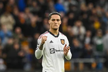 Antony blij met goal tegen Everton: 'Kies ervoor niet te praten over wat er is voorgevallen'