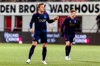 Jong Ajax blijft zonder Heitinga steken op 1-1 in Helmond