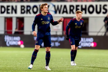 Jong Ajax blijft zonder Heitinga steken op 1-1 in Helmond