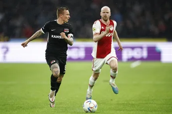 Clasie tevreden met een punt: 'Je zag dat Ajax de overhand had'