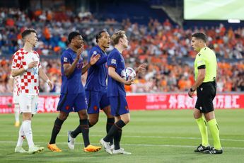 Oranje verliest in verlenging van Kroatië en speelt zondag om derde plaats Nations League