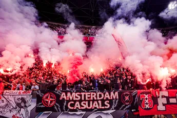 Ajax-fans beginnen spannende Champions League-avond met entrada: bekijk hier de beelden!