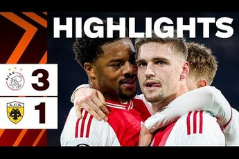Ajax TV | Highlights Ajax - AEK Athene (3-1)