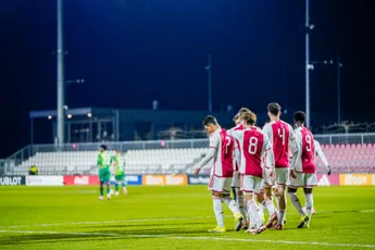 Jong Ajax mag niet klagen met gelijkspel na enerverend duel met FC Dordrecht