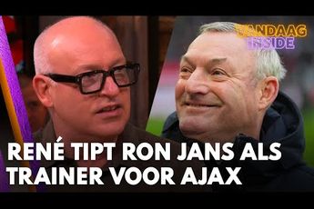 Vandaag Inside | René adviseert Ajax: 'Zet de komende jaren lekker Ron Jans voor de groep!'