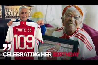 Ajax TV | Surprising our oldest fan Tante Es with her 109th birthday!