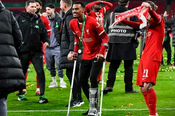 Blessure Gravenberch valt mee; middenvelder snel weer inzetbaar voor Liverpool