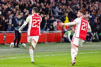 Ajax speelt in extremis gelijk in heenwedstrijd tegen tiental FK Bodø/Glimt