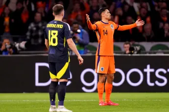Oranje komt op stoom in tweede helft en wint met ruime cijfers van Schotland