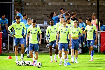 Ajax op Wageningse Berg: Assistenten Farioli laten zich horen, Godts traint apart van groep