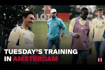 Ajax TV | 15 minutes of training footage | The Ajax squad brings a lot of energy!