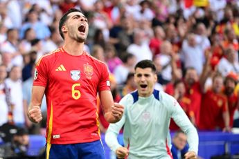 Spanje verzekert zich na late goal tegen Duitsland van halve finale EK