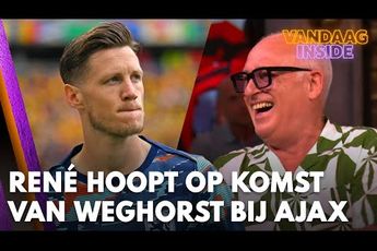 Vandaag Inside | René hoopt op komst van Wout Weghorst bij Ajax: 'Dat wordt amusement!'