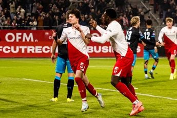 FC Utrecht wint nipt van Heracles Almelo en stijgt voorlopig naar tweede plaats