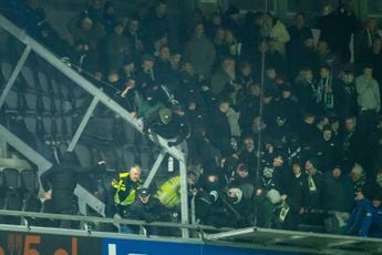 Duel tussen Heracles Almelo en FC Groningen gestaakt na ongeluk op tribune