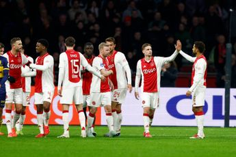 Ajax zakt in tweede helft ver terug, maar wint wel van hekkensluiter RKC Waalwijk