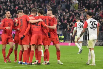 Eintracht Frankfurt hard onderuit in Bundesliga op bezoek in München