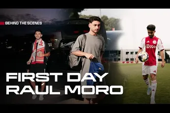 Ajax deelt beelden van eerste 24 uur Moro als Ajacied: aankomst, ontmoetingen, trainen en presentatie