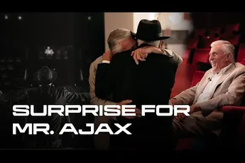 Ajax TV | Surprising Sjaak Swart with an ode by his biggest fan! | 'That touches me...'
