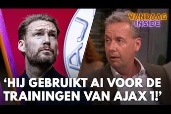 Vandaag Inside | Valentijn Driessen laakt Marijn Beuker: 'Hij gebruikt AI voor trainingsoefeningen Ajax 1!'