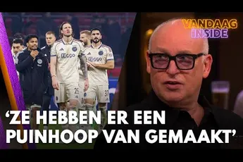 Vandaag Inside | René van der Gijp over pijnlijke Ajax-statistiek: 'Ze hebben er een puinhoop van gemaakt'