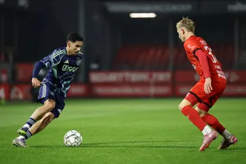 Jong Ajax ziet in blessuretijd overwinning uit handen glippen tegen Almere City