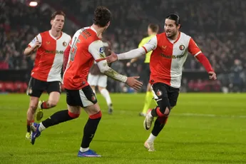 Feyenoord wint nipt van Telstar en loopt verder uit op Ajax