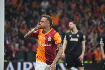 Galatasaray gaat na verlenging door tegen tiental Juventus; Atalanta na wonder ook door