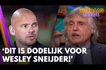 Vandaag Inside | Johan Derksen verbaasd over actie van Ajax: ‘Dit is dodelijk voor Wesley Sneijder!’