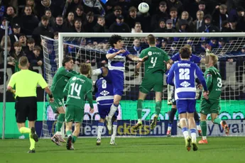Van Bergen redt FC Groningen met late gelijkmaker tegen PEC Zwolle
