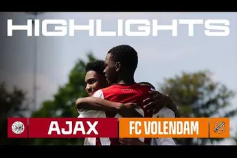Ajax TV | Ajax Under-14s beat FC Volendam 8-0 in the Cup final! 🏆