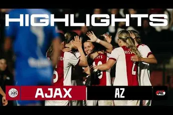 Ajax TV | Lovely goals from Noordman, Spitse & Smits🤩 | Highlights Ajax Vrouwen - AZ | Vrouwen Eredivisie