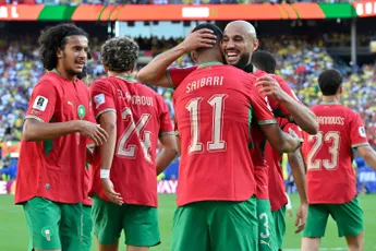 Marokko houdt mede dankzij Saibari punt over aan boeiend WK-duel met Brazilië
