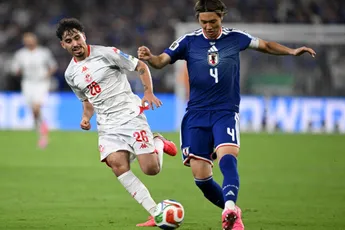 Japan walst met 0-4 over Tunesië heen, maar blijft achter Nederland in poule F