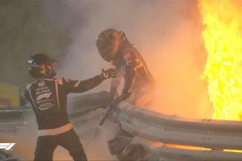 Uitgebrande Haas Grosjean wordt tentoongesteld in Madrid: 'Heeft mijn leven gered'